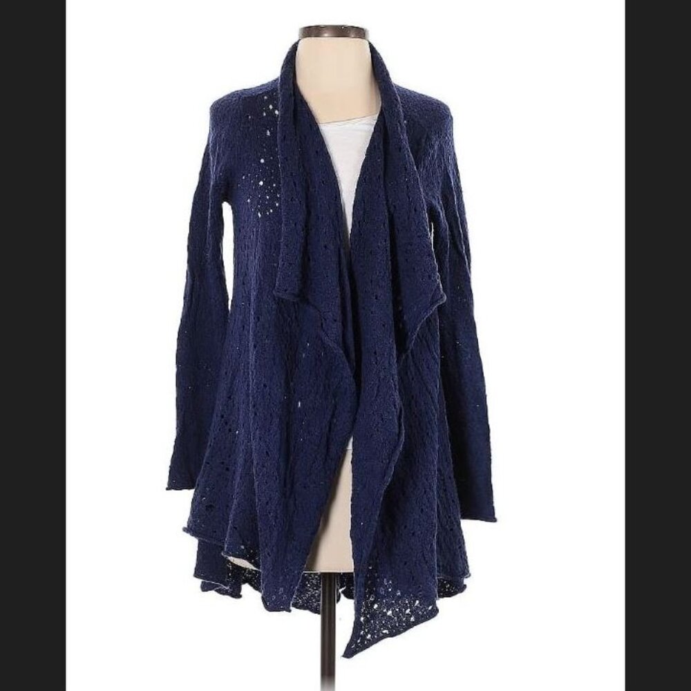 NWOT Like New Eileen Fisher Drapey Wool Cardigan Size S